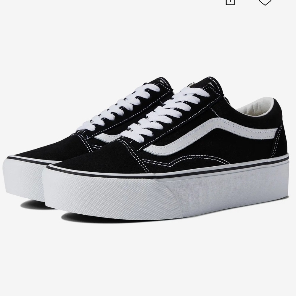 Vans Black and White Women's Sneakers